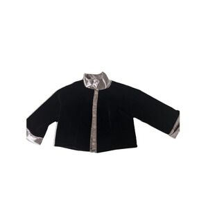 American Girl 1999‎ Recital Black Velvet Shirt Jacket Top for 18" Dolls